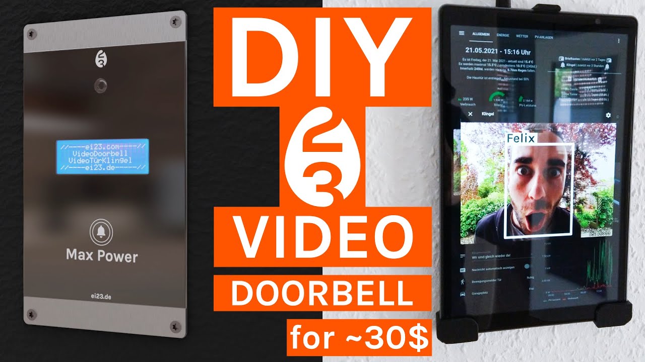 DIY Smart Home Video-Doorbell with ESP32 and Raspberry Pi [ENG]