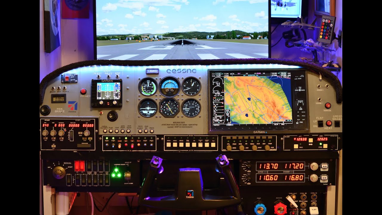 Homemade Flight Simulator Cessna RFTD part.1