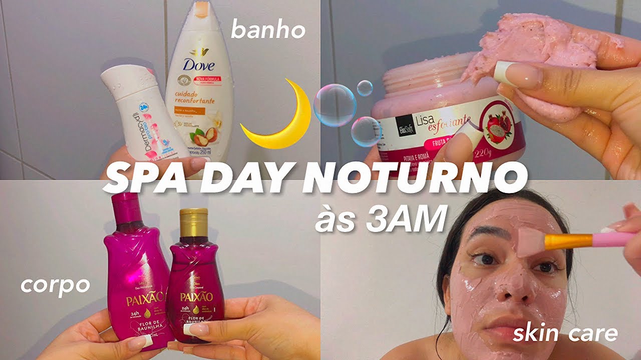 SPA DAY NORTURNO ÀS 3AM - spa night vlog 🌙🫧