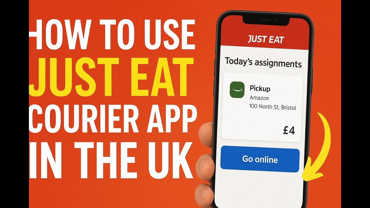 How to Use the Just Eat Courier App in the UK (Step by Step Tutorial to Start Earning!)