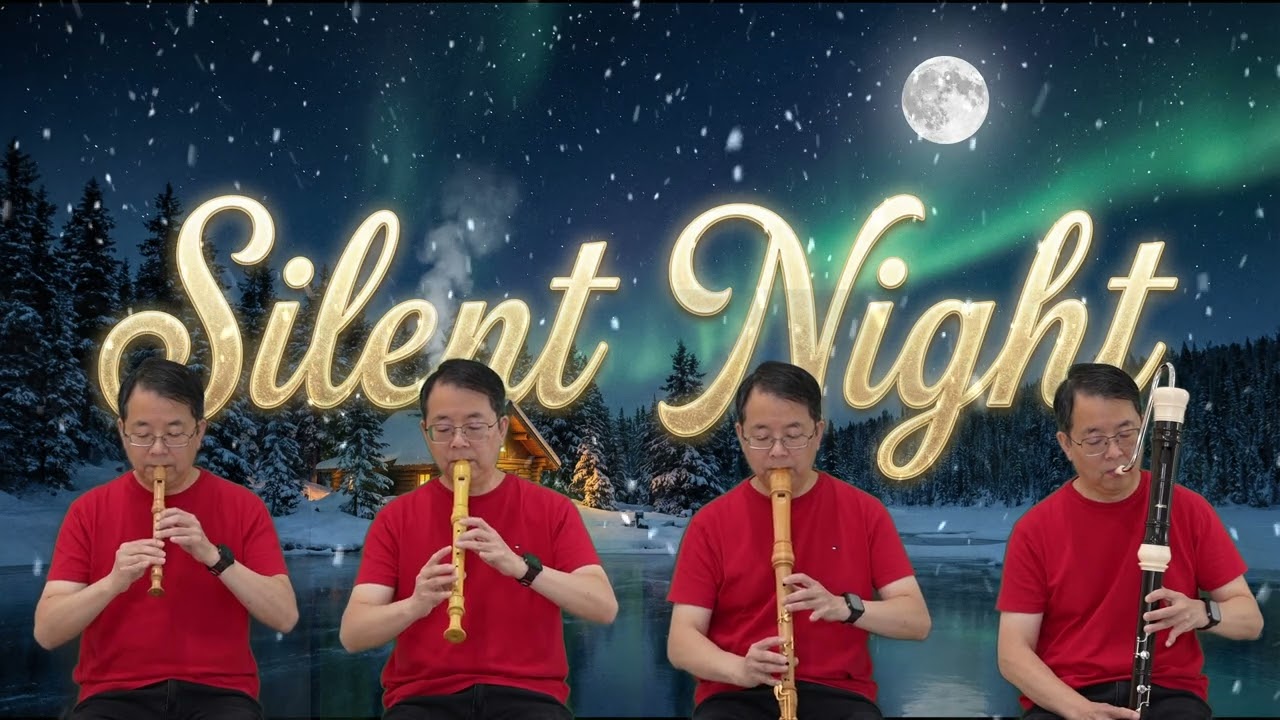 Silent Night - Recorder Quartet