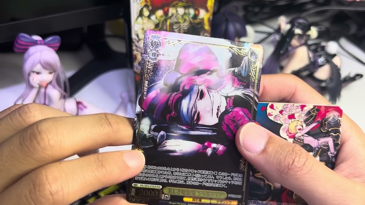 I PULLED IT!!! Opening Weiss Schwarz OVERLORD(solbinart) & Chasing the Albedo