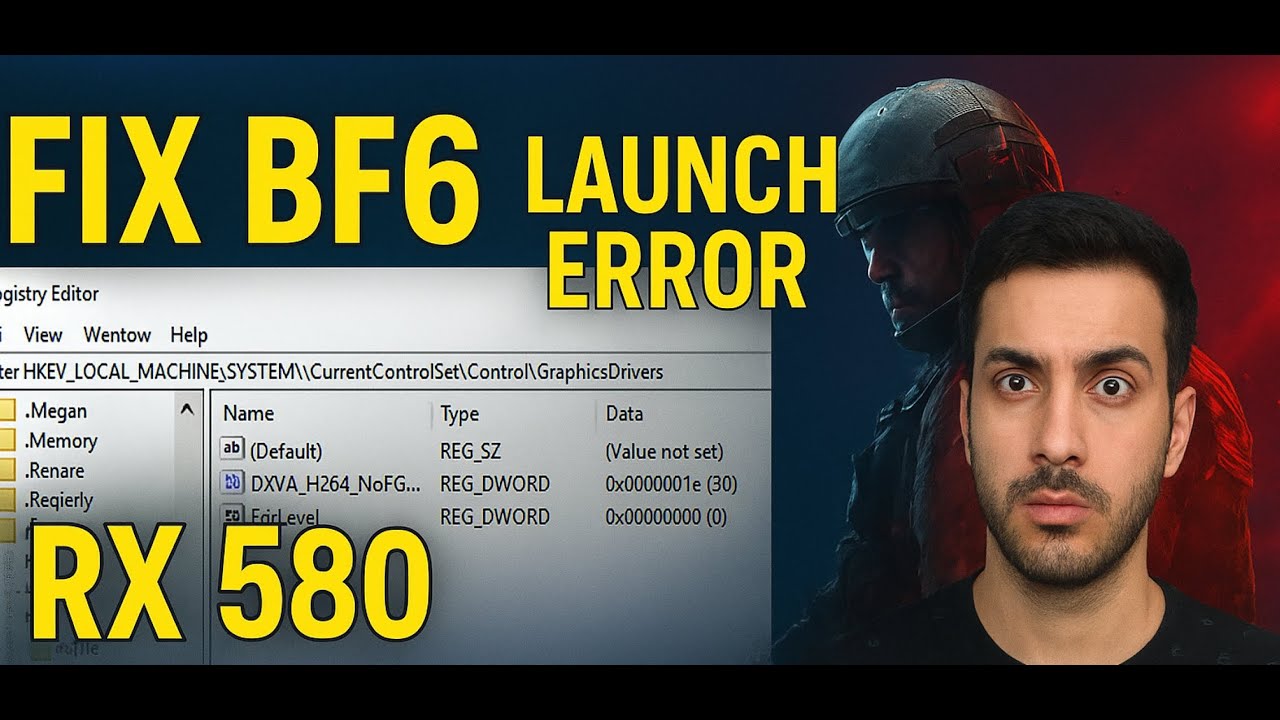 حل مشکل اجرا نشدن Battlefield 6 روی RX580 ✅ آموزش کامل + تنظیمات AMD