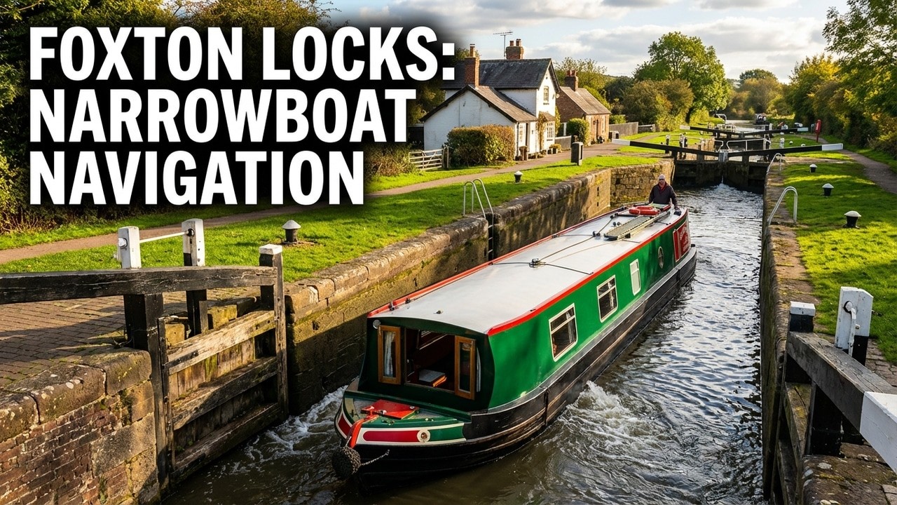 Foxton Locks | Watching Narrowboats Navigate The Historic System