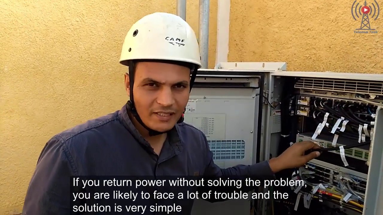 Test the RRU power input after burning the fuse before returning the power