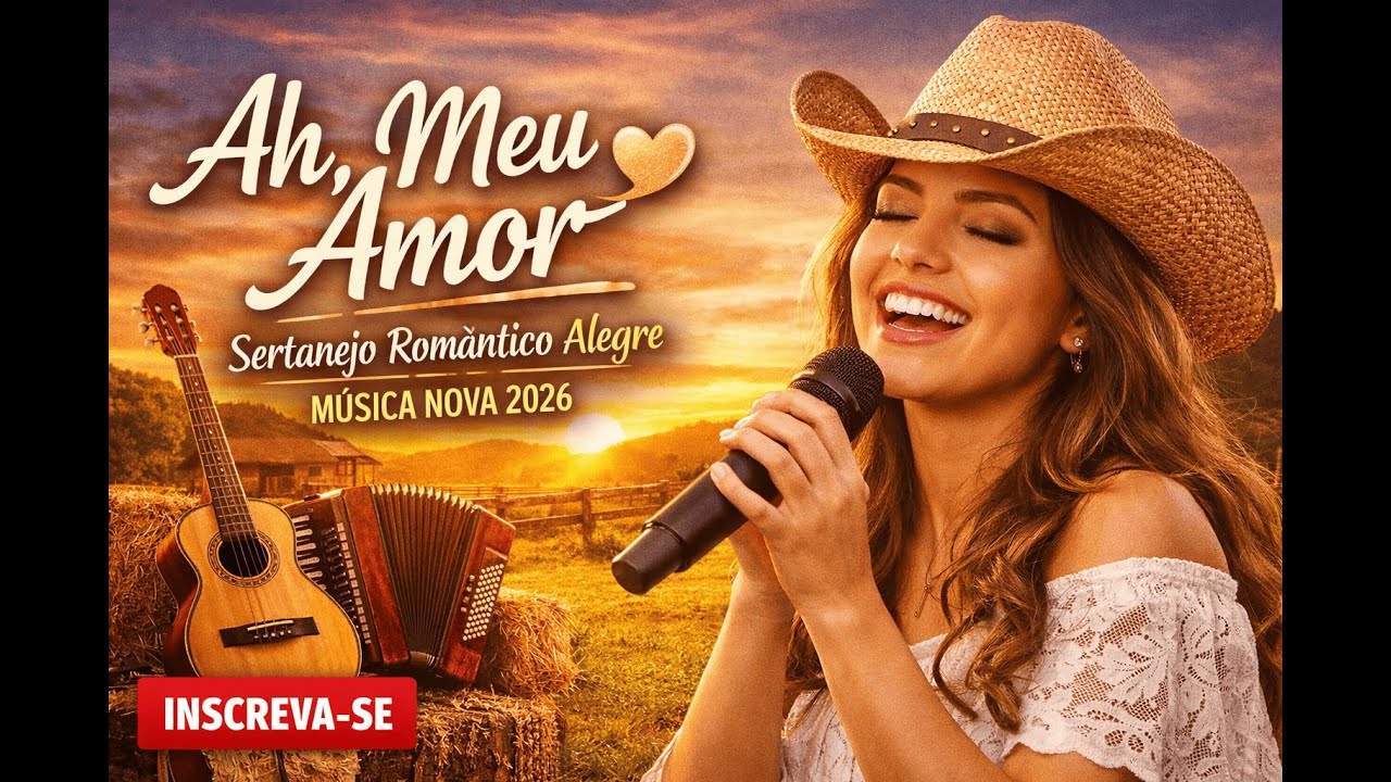 Ah, Meu Amor – Sertanejo Romântico Alegre  Música Nova 2026