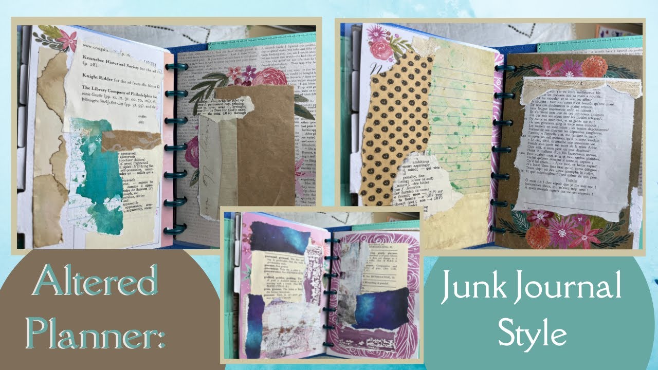 Altered Planner: Junk Journal Style