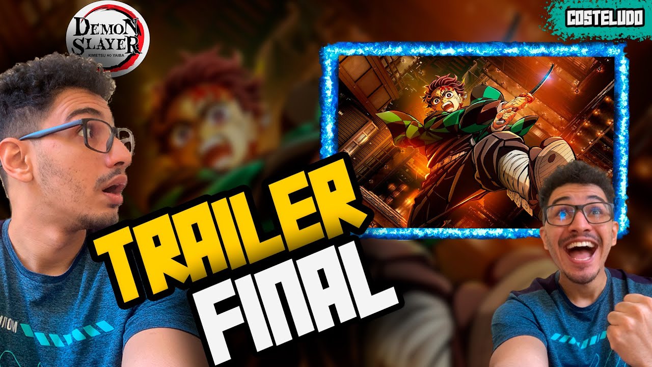 BOMBA! SAIU o TRAILER FINAL do FILME do CASTELO INFINITO de DEMON SLAYER!