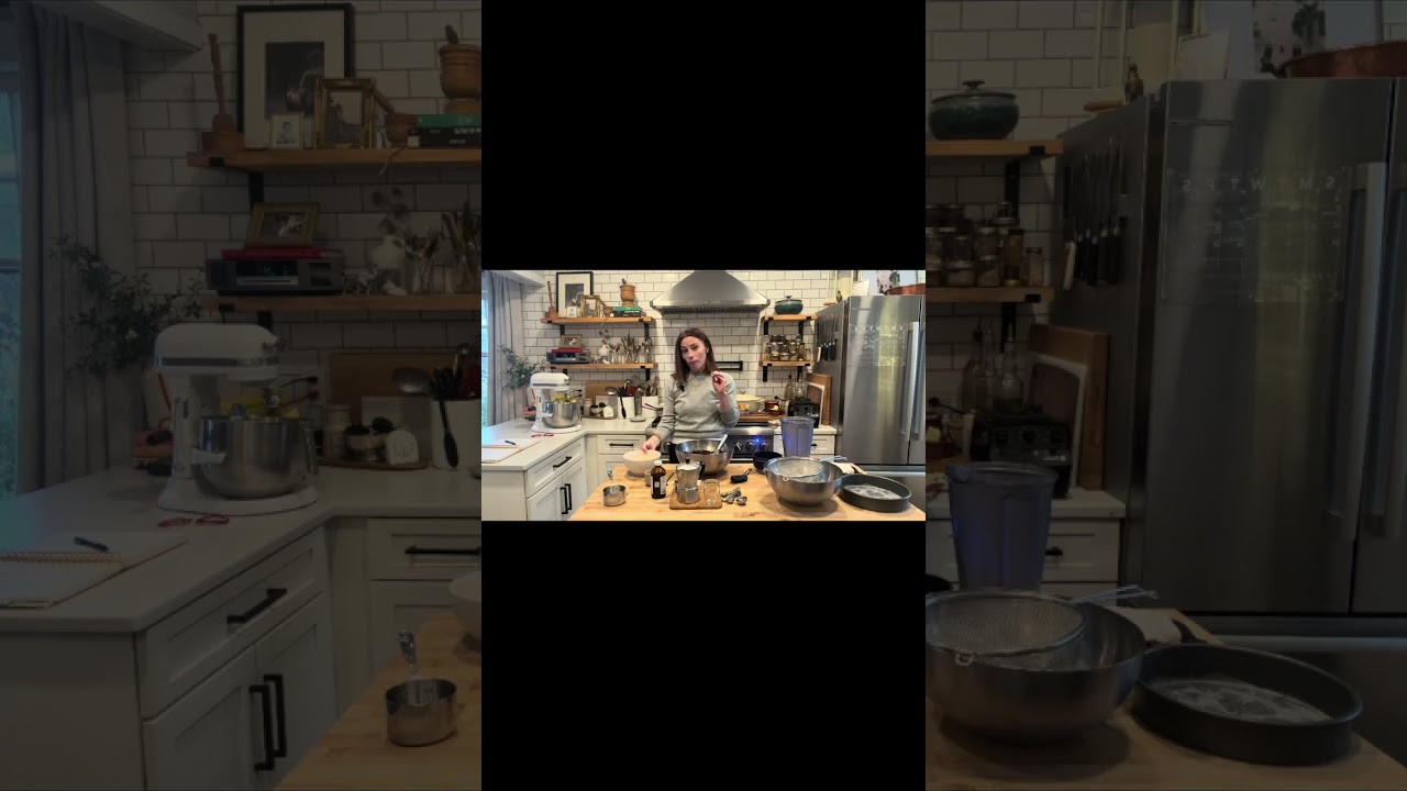 Making flourless chocolate cake! Part1 
