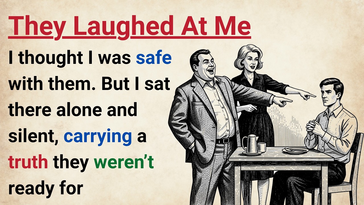 Learn English With Story 🔥 They Laughed At Me | Level 3 English Listening & Speaking Practice