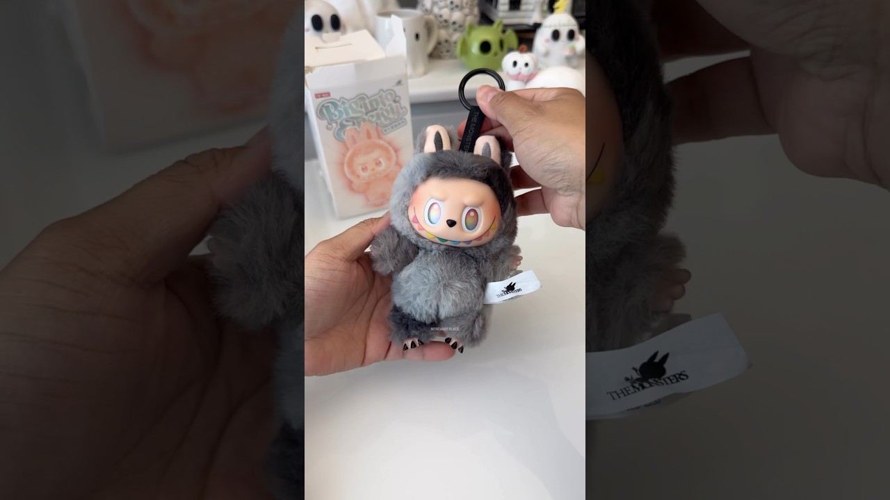 LABUBU BIG INTO ENERGY SECRET 🖤🖤🖤 #labubu #popmart #unboxing #asmr