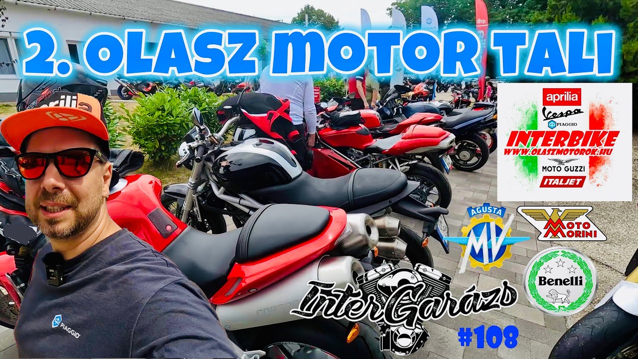 #CSAKAZOLASZ | II. Olasz motoros találkozó | INTERBIKE Tesztnap 2025 🛵🇮🇹🏍️😊