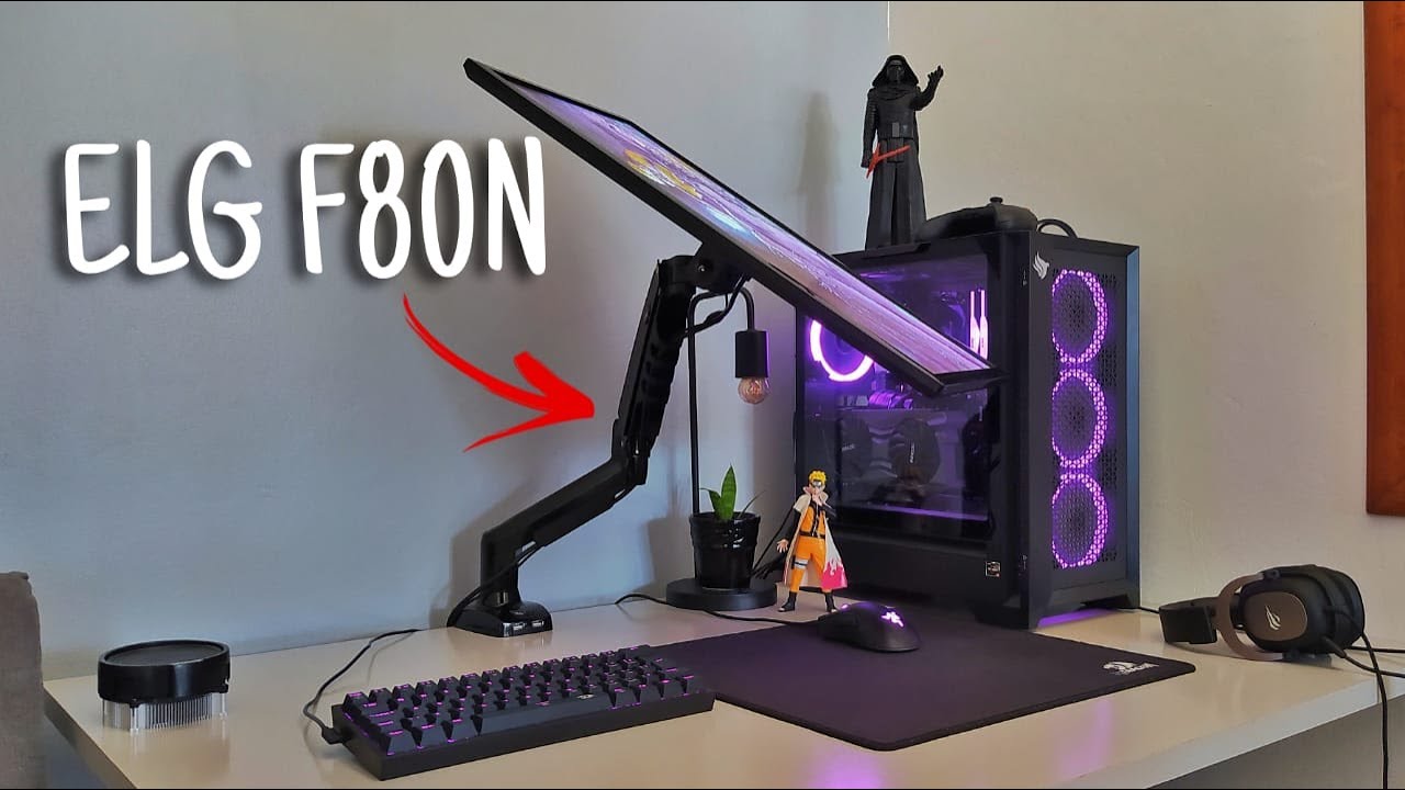 Braço Articulado ELG F80N ! Melhorou demais o meu SETUP 🔥