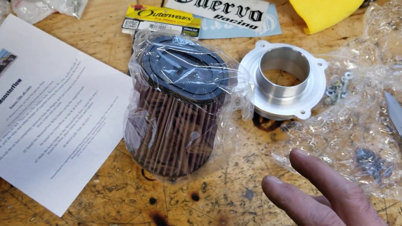 Monsterquad intake system UNBOXING. Raptor 700 all years