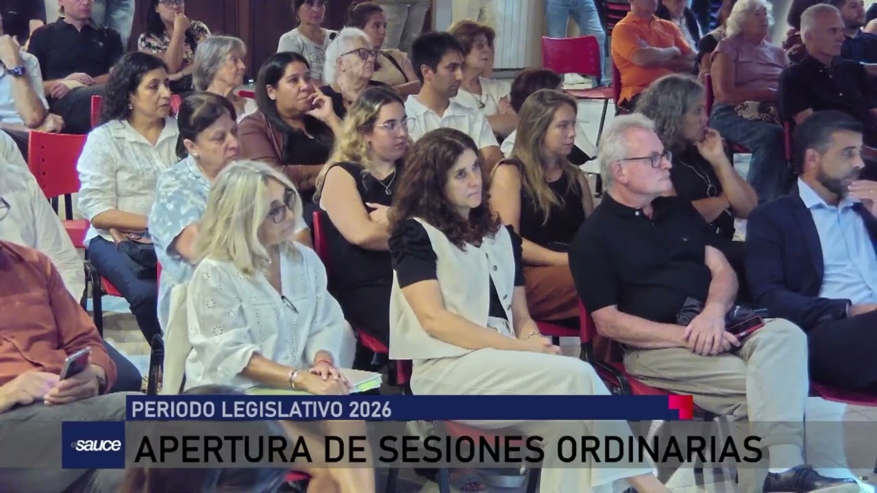 APERTURA DE SESIONES ORDINARIAS   INVERSION DEL PRESUPUESTO