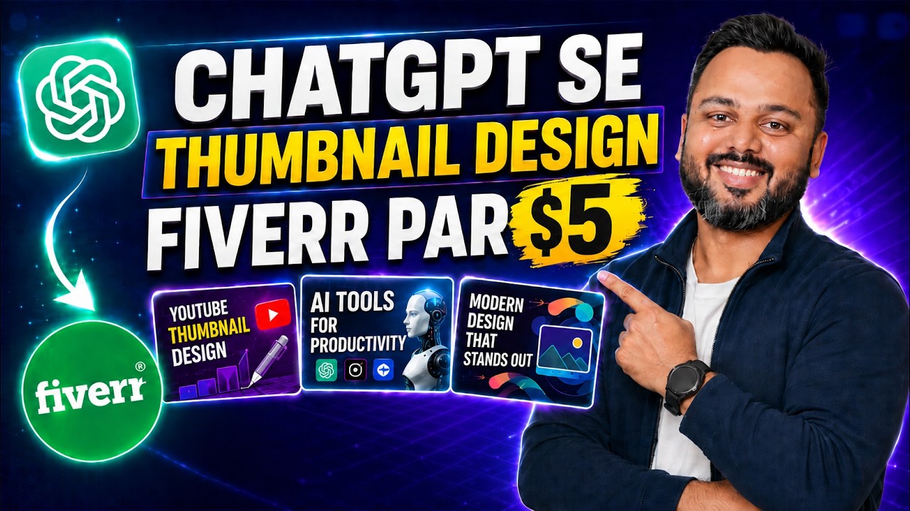 How to design a YouTube thumbnail using ChatGPT and Canva