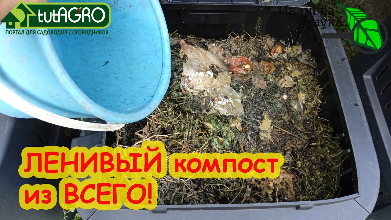 БЕЗОПАСНЫЙ КОМПОСТ ДЛЯ БАБУШЕК и ЧАЙНИКОВ. Самый легкий способ приготовить питательный компост.