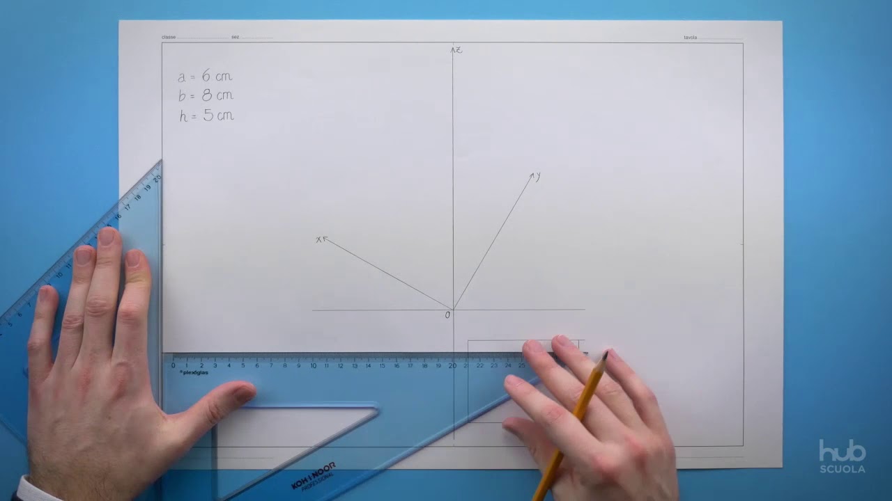 Assonomentria monometrica di un parallelepipedo