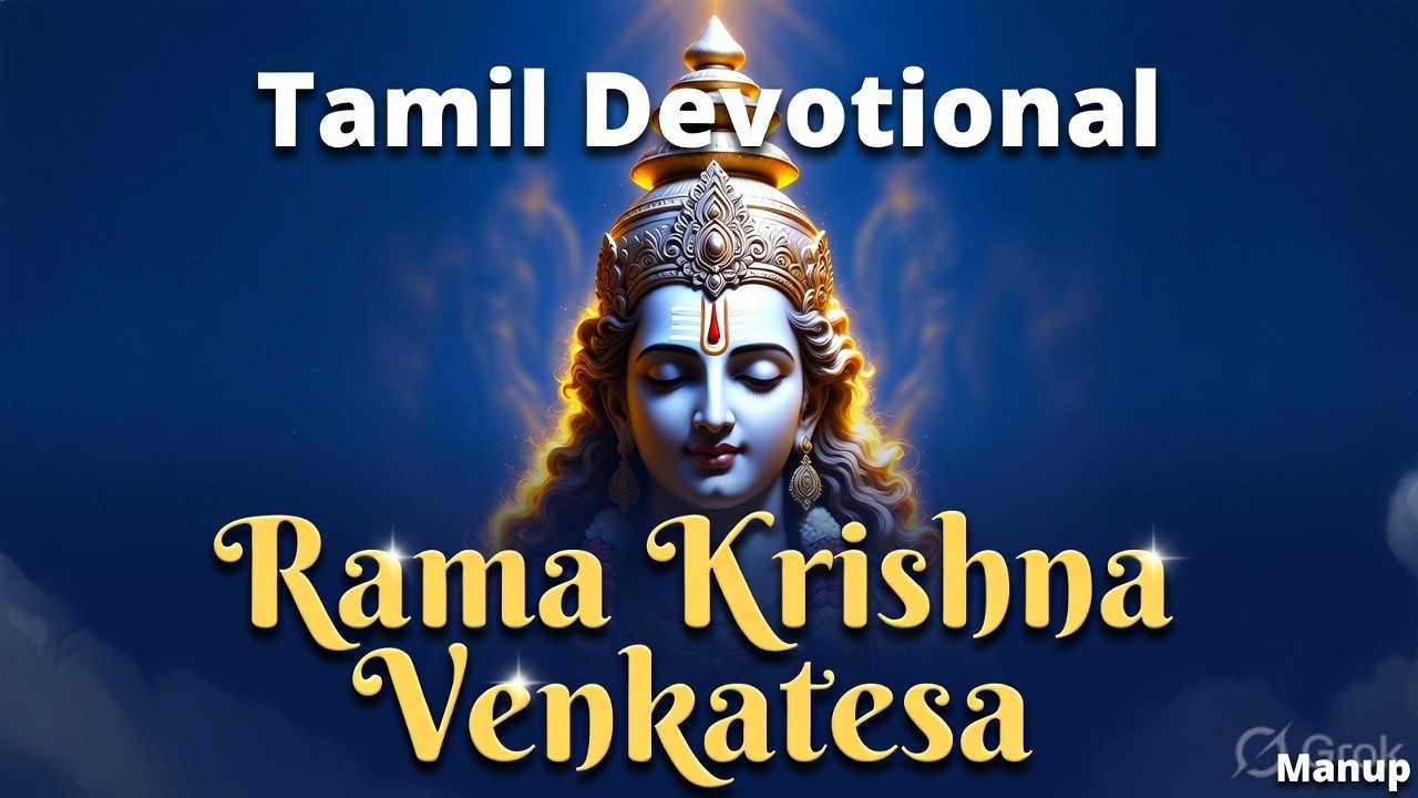 ராமா கிருஷ்ணா வேங்கடேசா | Rama Krishna Venkatesa | Tamil Devotional Song | Peaceful Morning Prayer