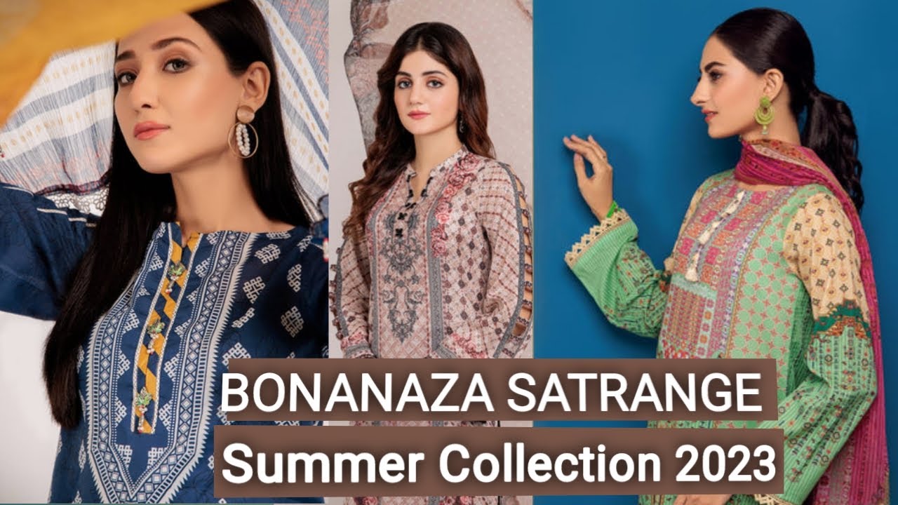 Bonanza Satrange Summer Collection Sale 2023 | Omaima Story Planet
