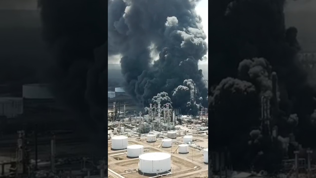 DESASTRE en refineria 🔥 #quimica #petr&oacute;leo #ingenieria #refinery #engineering