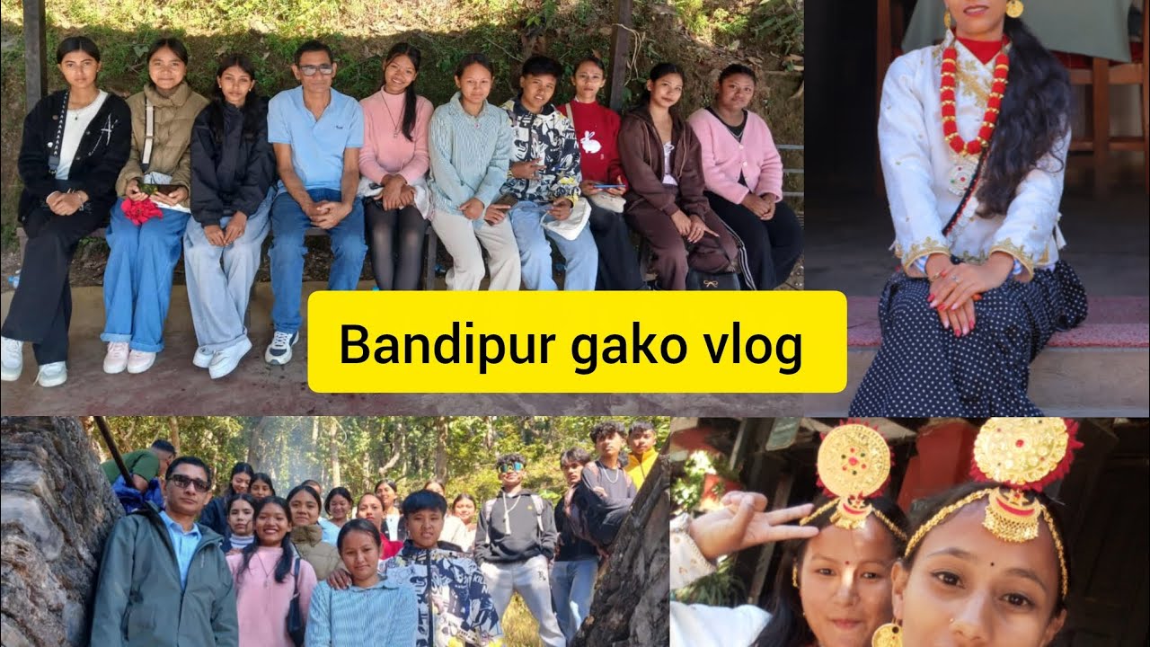Bandipur gako clz bata🥰// ramailo vyo😊// anju vlog//🥰 💐