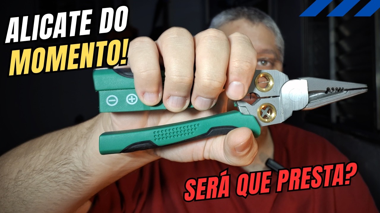 Teste completo do alicate multifunção mais viralizado do momento! Tem até detector de corrente!