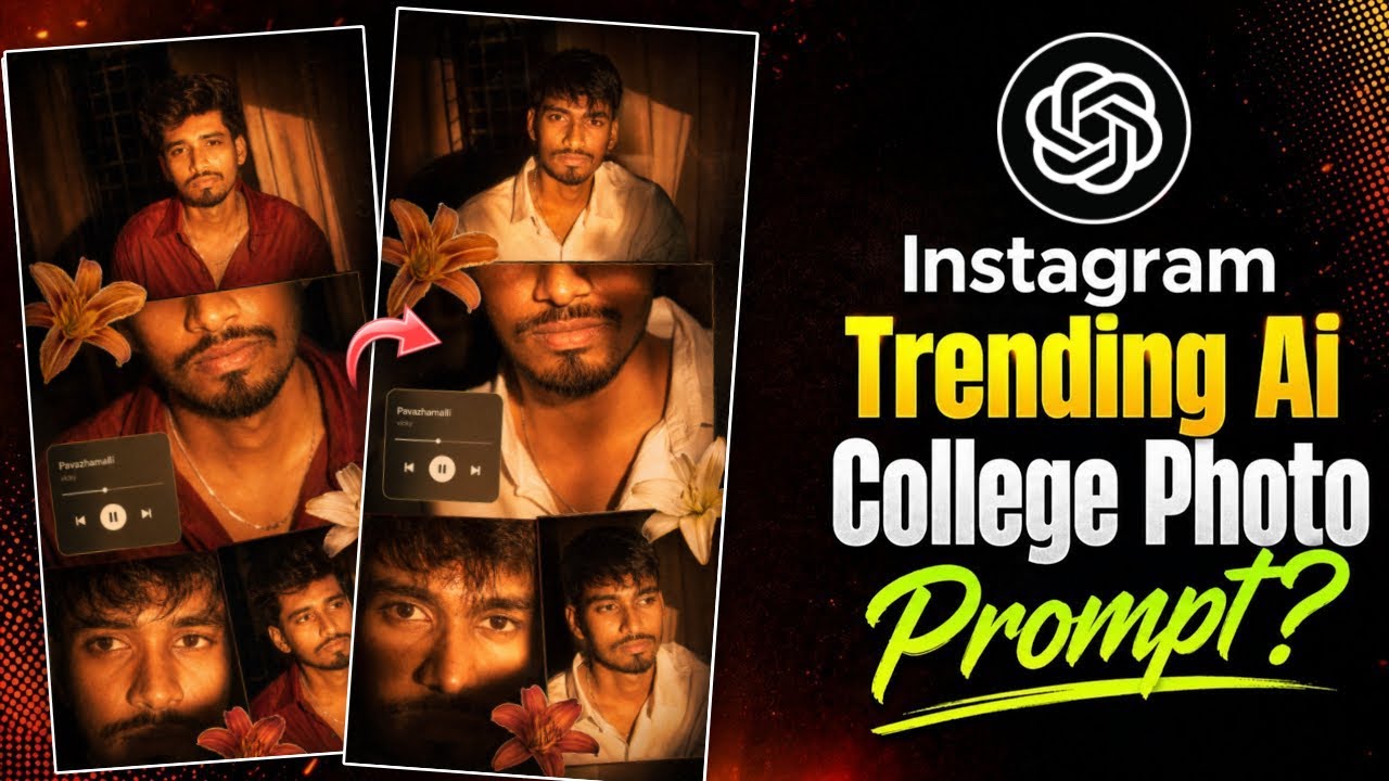 Instagram Trending College Ai Photo Prompt |ChatGPT College Photo Editing | Photo Editing Prompt 