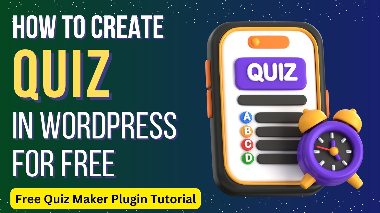 How To Create Quiz in WordPress For Free | Quiz Maker Plugin Tutorial