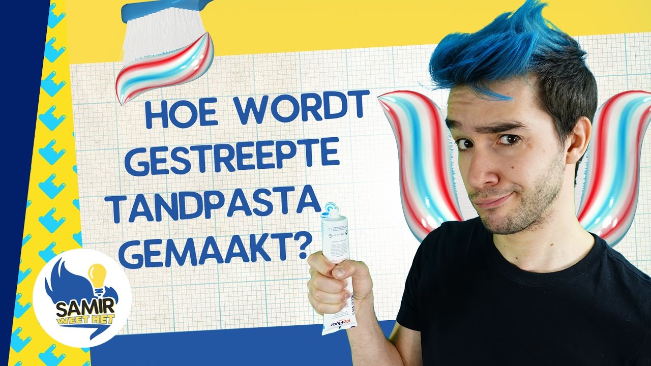 Hoe wordt gestreepte tandpasta gemaakt? - Samir weet het