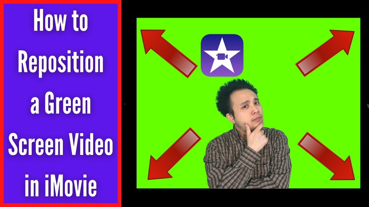 How To Reposition/Move Your Green Screen Video On iMovie - iPad, iPhone, iPod Touch | 2022 Edition