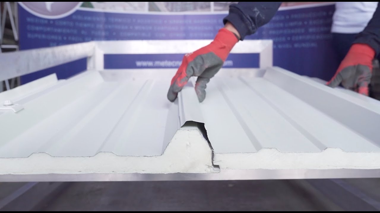 Instalación de cubiertas sin traslapo METECNO