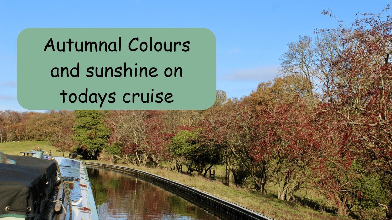 Cruising from Bollington: Autumn Leaves, Sunshine & the Search for Water