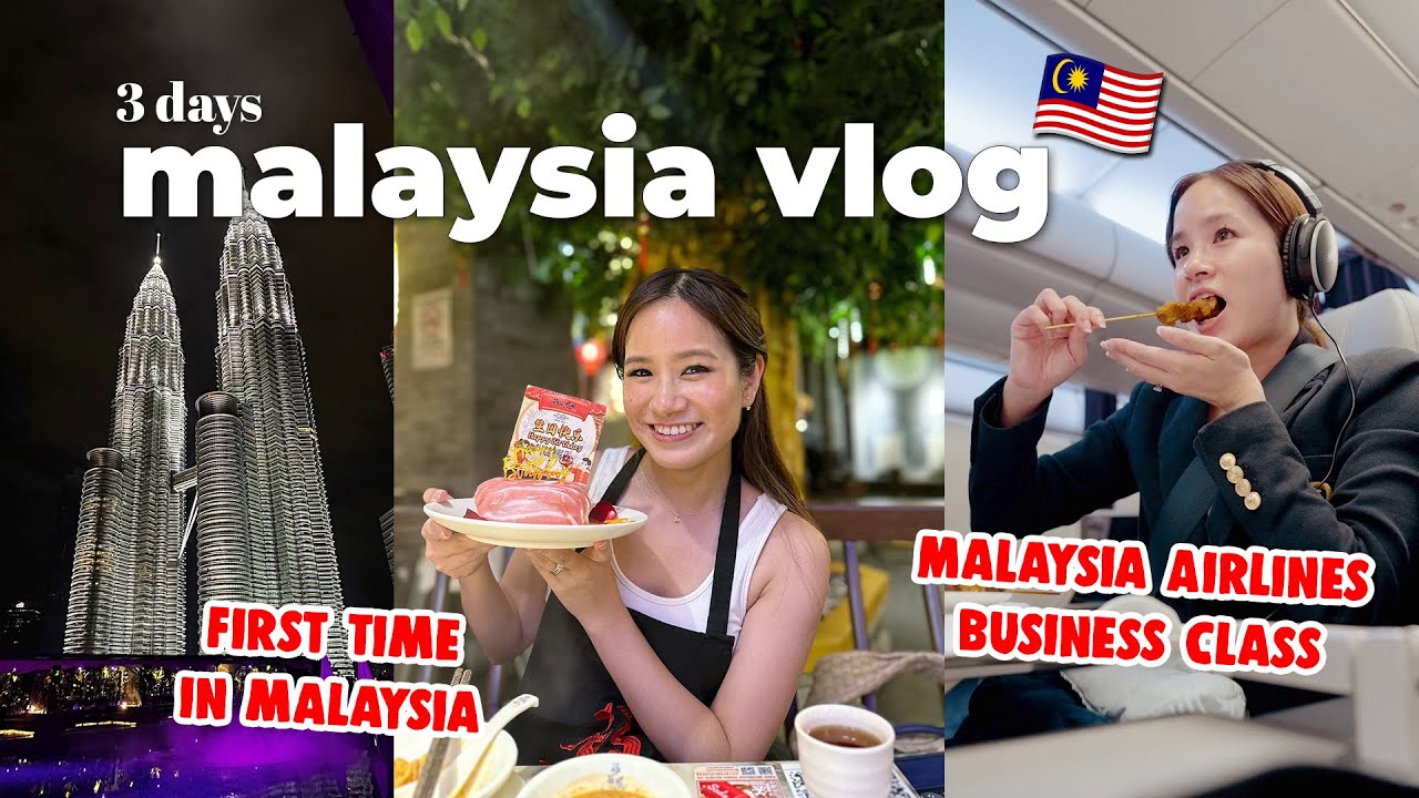 First time in Malaysia 🇲🇾 3 Days in Malaysia & Australia | Flying Malaysia Airlines Business Class