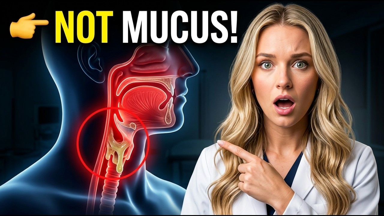 Phlegm Stuck in Your Throat? It's NOT Mucus — Here's the Real Cause