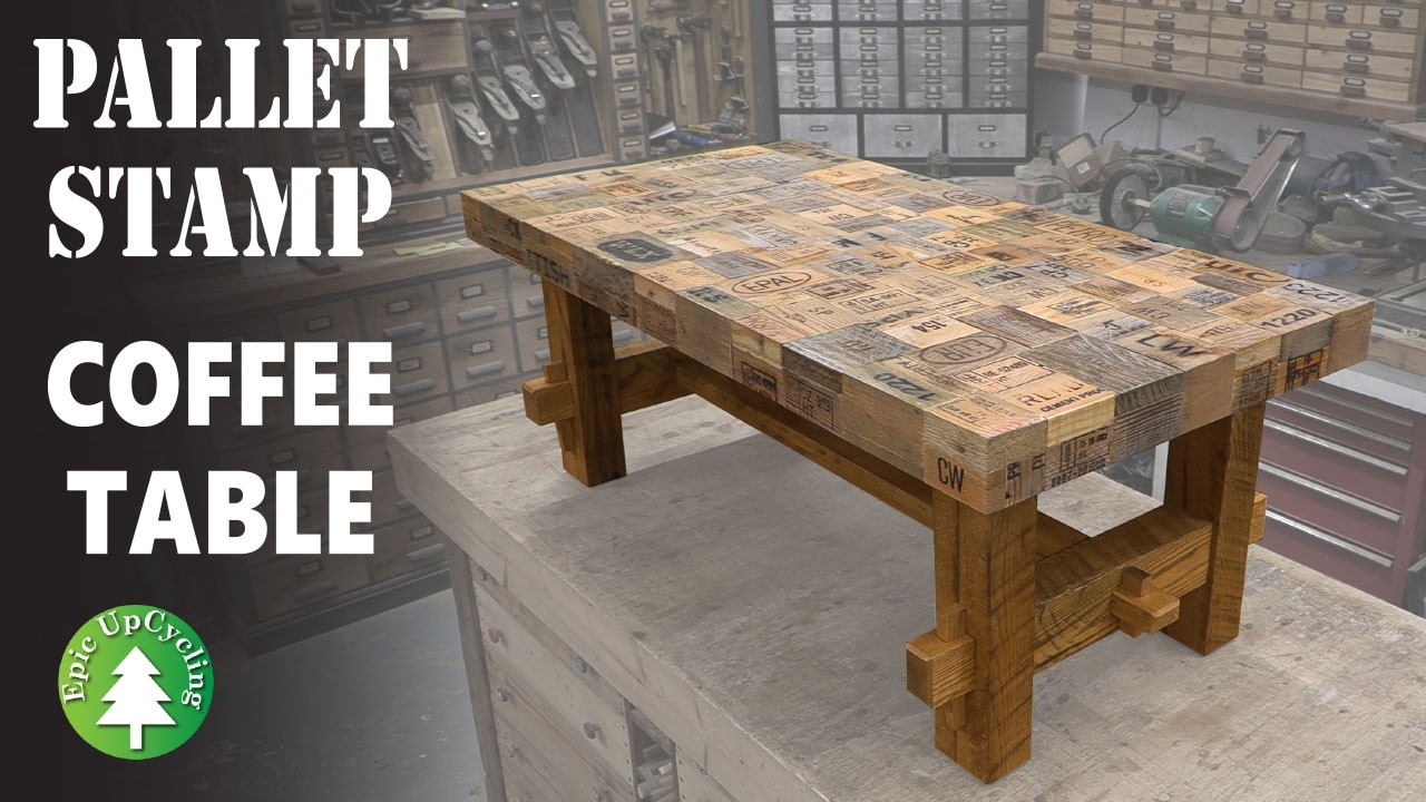 A Table Made From Recycled Pallet Stamps
