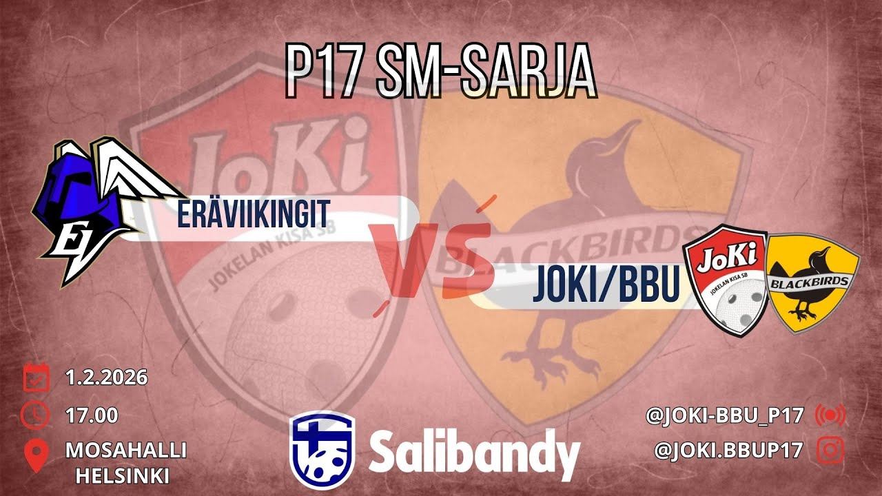 P17 SM-SARJA EräViikingit -  JoKi/BBU 1.2.2026