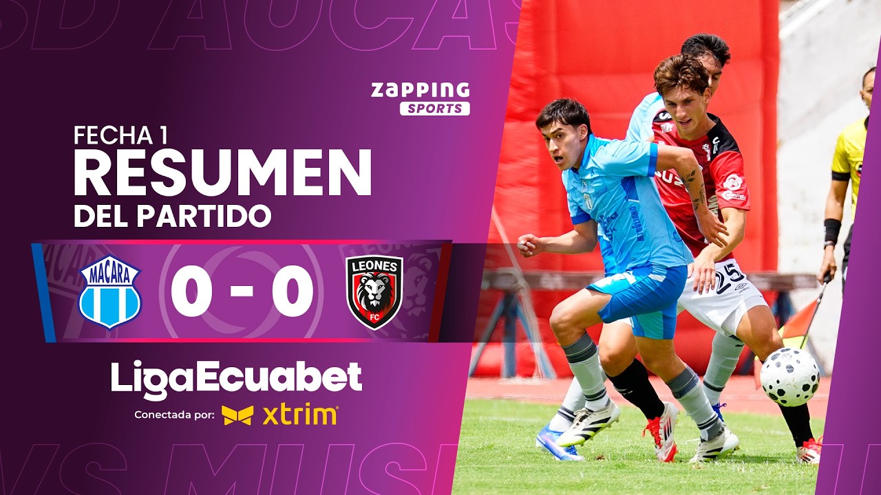 Macará 0 - 0 Leones FC / Fecha 1 / Liga Ecuabet conectada por Xtrim 2026