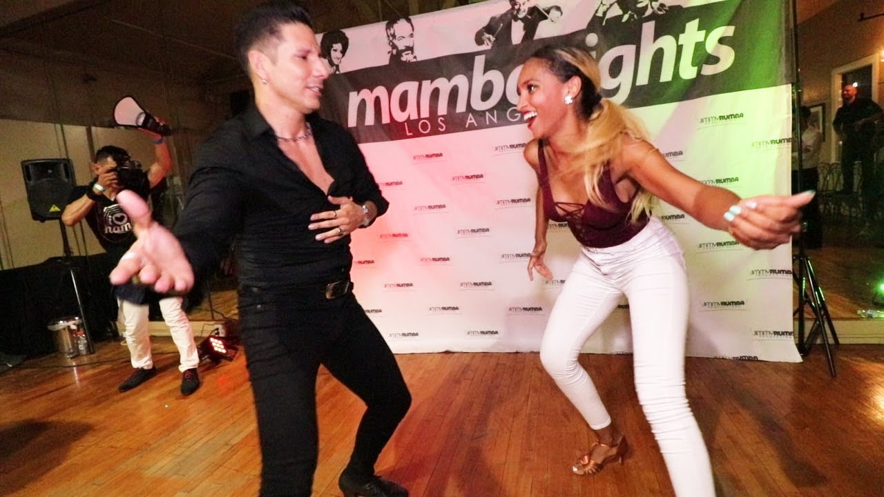 Rodrigo Y Bersy Plus LA's Best Salsa Dancers Social Dancing 10/7/2017 @MamboNightsLA