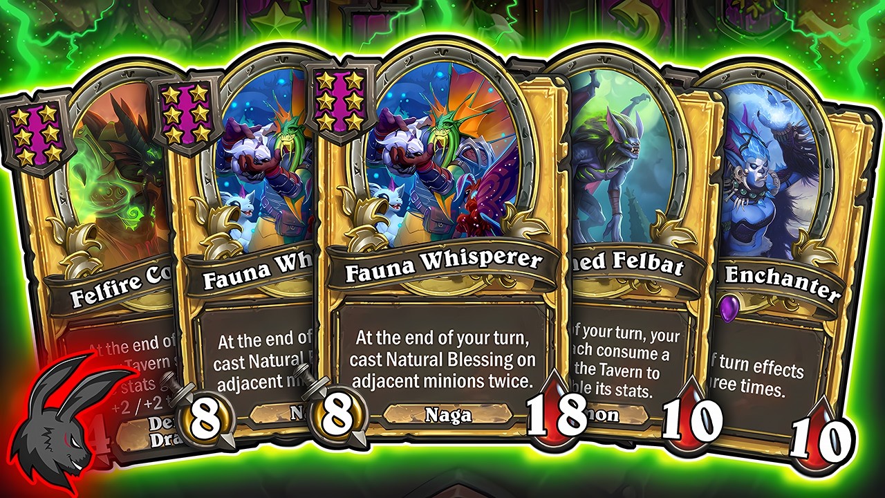 The BEST Fauna Board I Have EVER Seen! @BeterBabbit | Hearthstone Battlegrounds Commentary