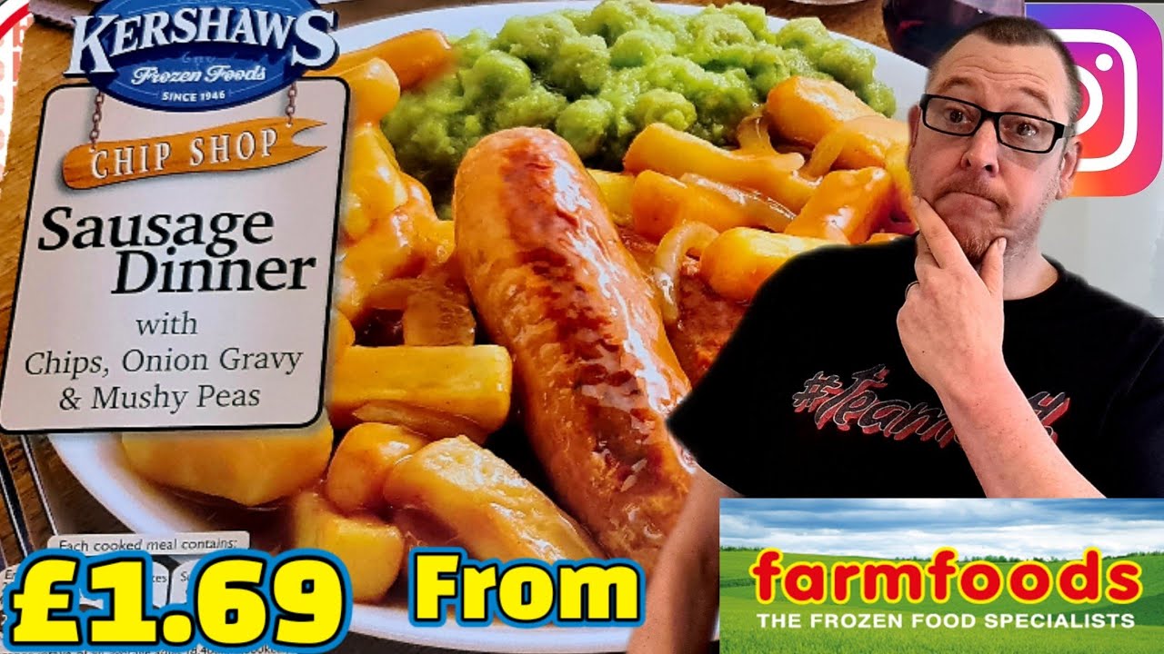 Kershaw Frozen Foods | Chip Shop | Sausage Dinner | £1.69 in Farmfoods | Supercool Review