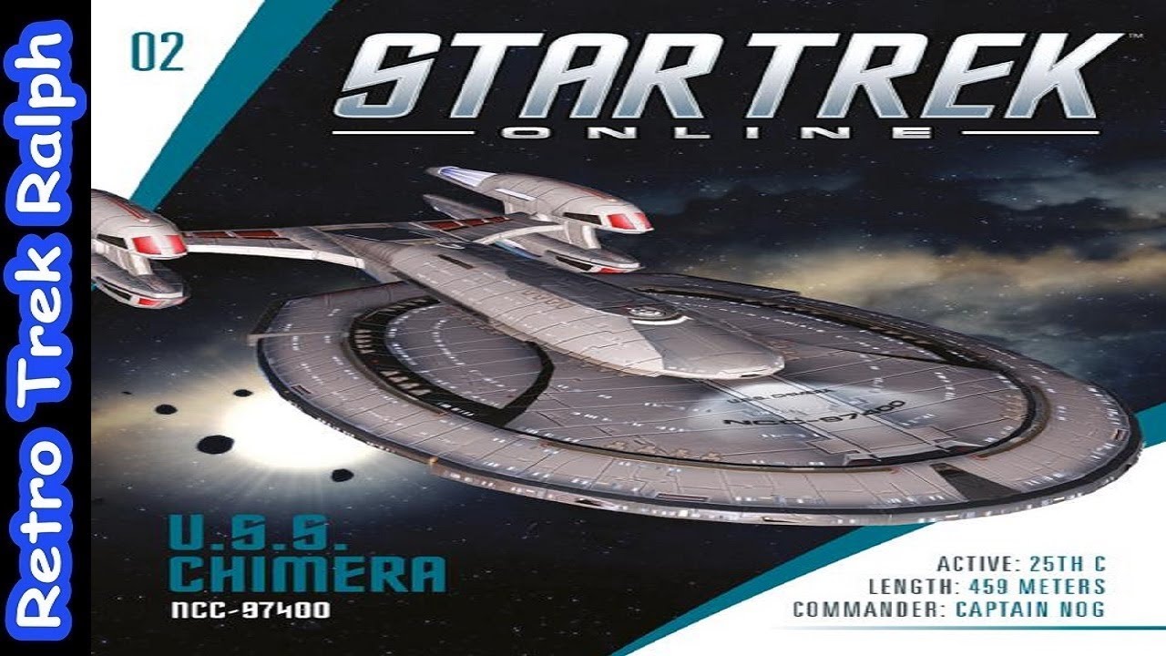 Star Trek Online: Issue 2: USS Chimera NCC-97400. Model Review By Eaglemoss/Hero Collector.