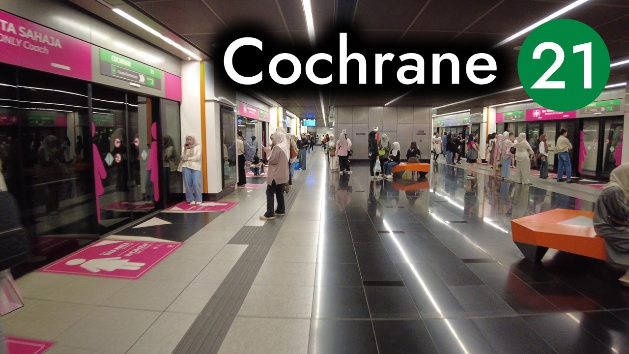 Cochrane MRT Station Exterior & Interior | Kajang Line