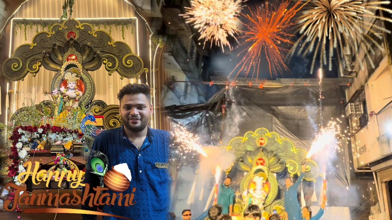Surat Bigest Janmashtami celebration 2024 🤩🦚🪈
