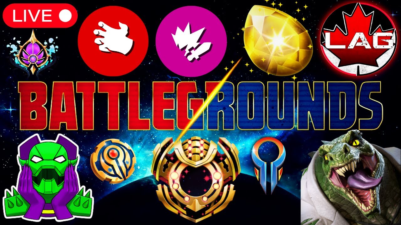 🔴 Live Battlegrounds!! Let's Hit 300 Points & Get Back In Celestial! - Marvel Contest of Champions