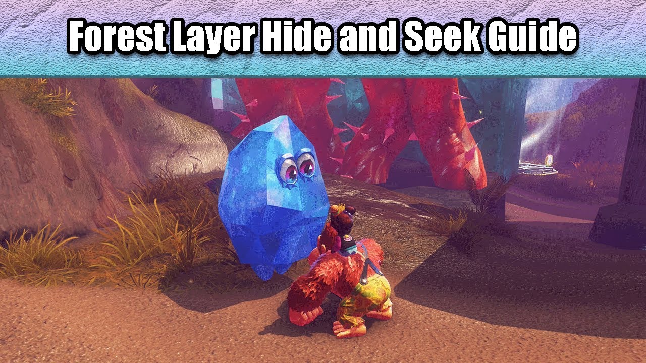 Forest Layer Hide and Seek - All 4 Seekertone Locations | Donkey Kong Bananaza