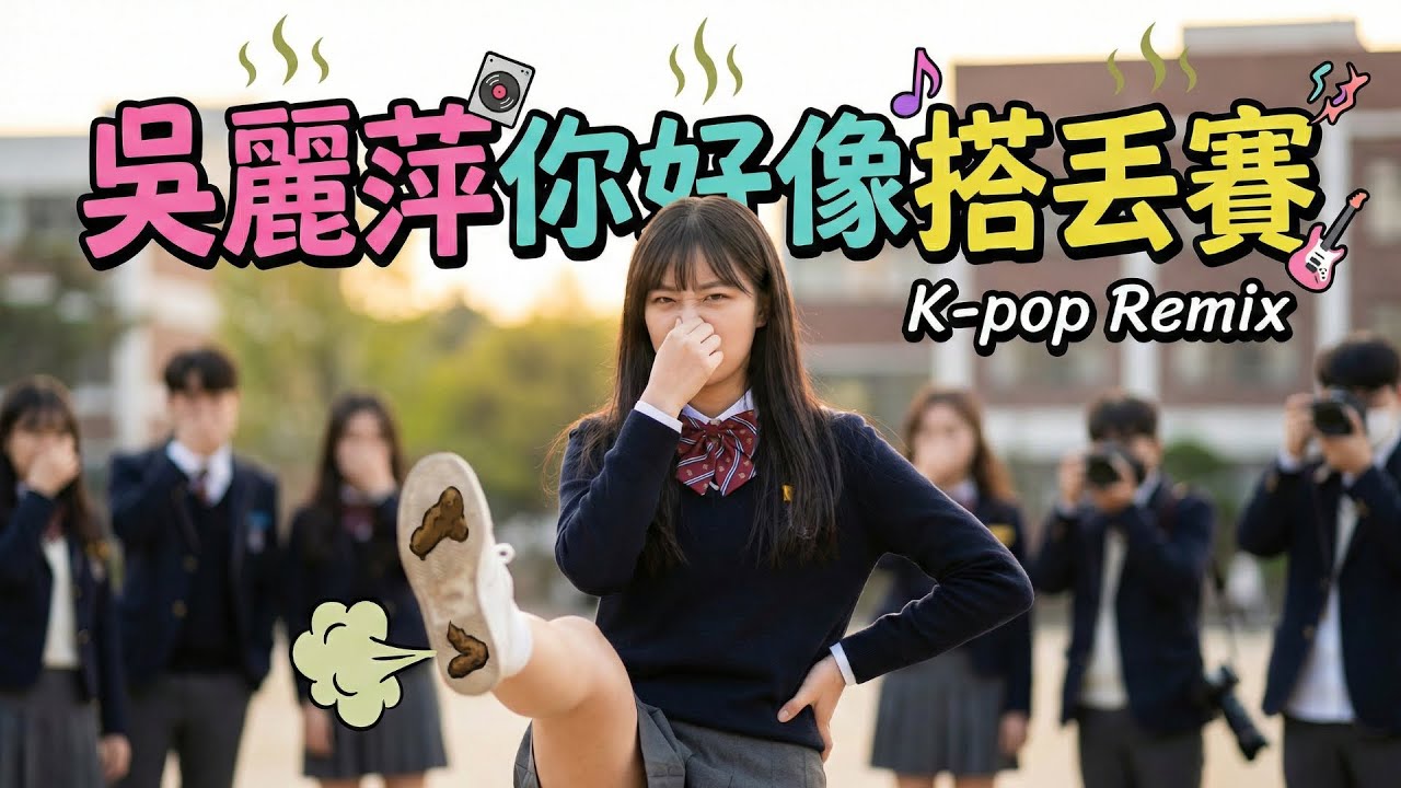 【吳麗萍你好像搭丟賽】K-pop Remix🎧當吳麗萍是班上那位傲嬌女同學｜全台聽到都笑出來的空耳神曲 #原創音樂 #吳麗萍 #cortis