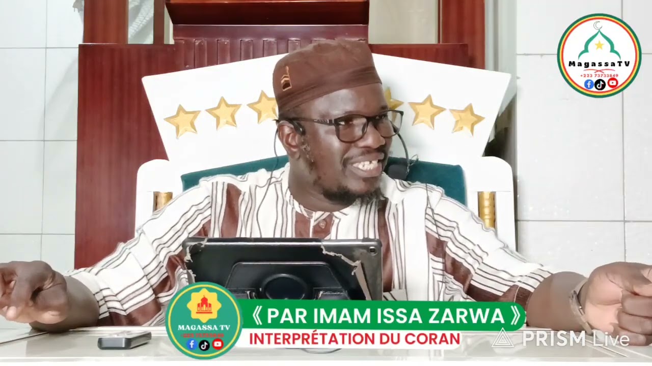 Tafsir Du Coran par IMAM issa ZARWA sourate N05 Al Maaida verset 38-39.  Le 15/8/25