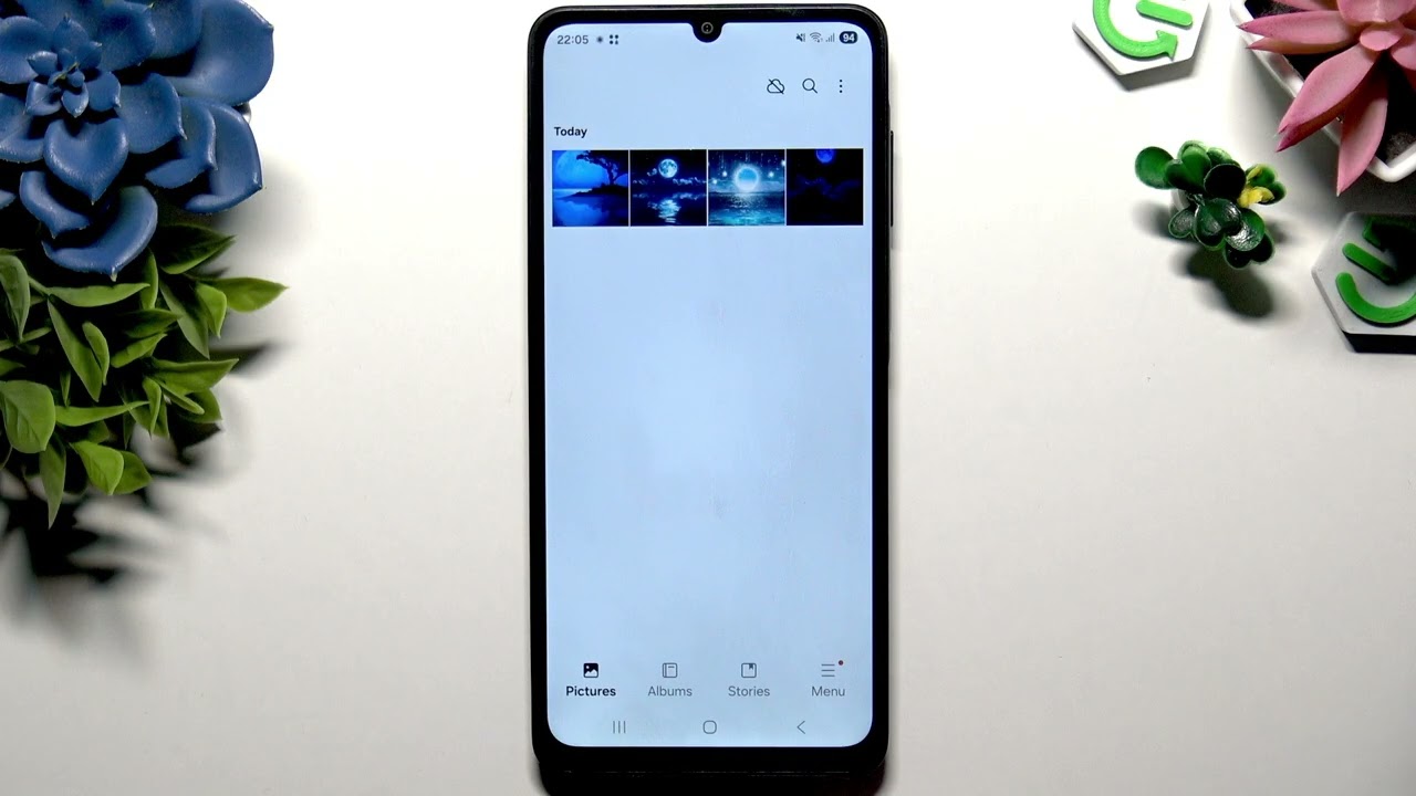 SAMSUNG Galaxy A07 – Выбор и удаление нескольких фотографий одновременно