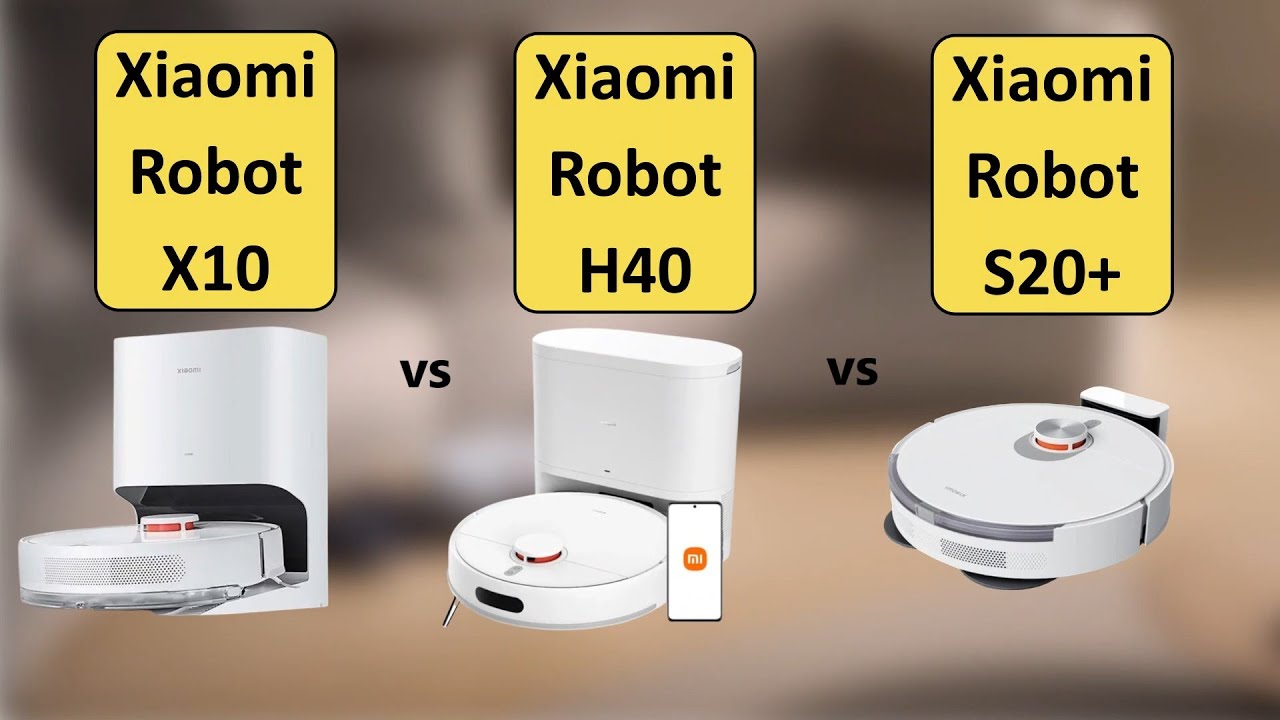Xiaomi Robot Vacuum X10 vs H40 vs S20+ - Comparison - Features